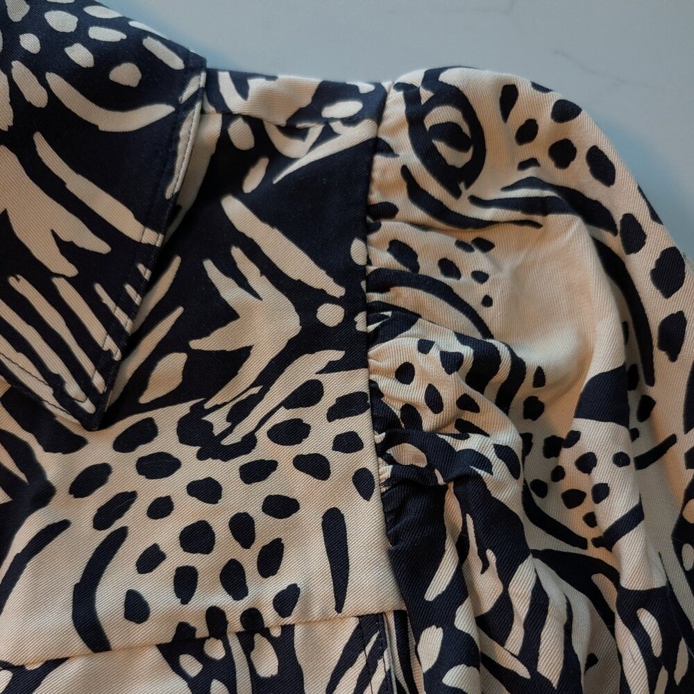 FARM RIO Mixed Midnight Leopards Midi Dress, size S - Picture 9 of 16